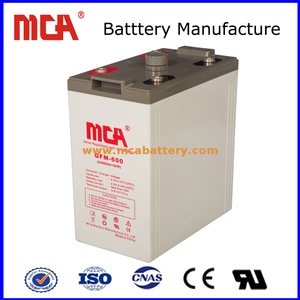 Przechowywanie kwasu ołowiu stacjonarne AGM Bateria 2V 600AH
